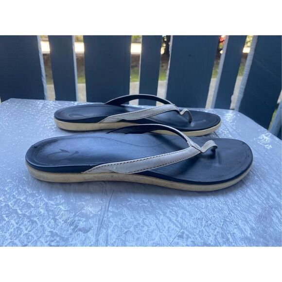 Olukai Women’s Ohana Koa Tan Flip Flop Sz 10 US - Picture 4 of 7